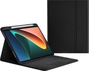 Case with Bluetooth touchpad keyboard for