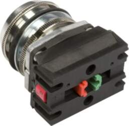 Control button 30mm green with self-return