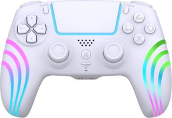 Deep Explorer Wireless Controller White PS4