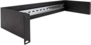 DELOCK 19" DIN rail panel 2