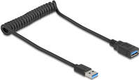 DELOCK USB 5 Gbps Spiralkabel Typ-A