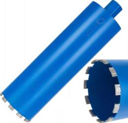 Diamond core drill bit for dry