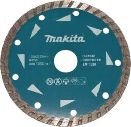 Diamond segmented cutting disc for dry