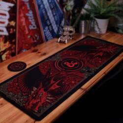 Dungeons Dragons Desk Pad Coaster Set