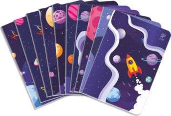 Elanders Notebook A5/32K grid In Space