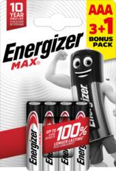 Energizer battery Max Alkaline AAA/LR03 CHP4