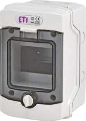 Eti-Polam Modular distribution board 1x4 surface-mounted