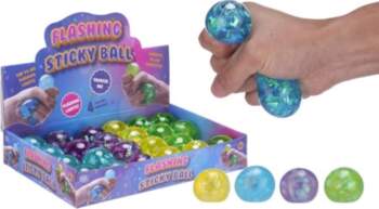 Flashing Sticky Ball 5cm 1 pcs