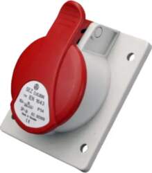 Flush-mounted bevel force socket with can