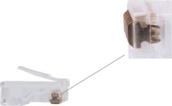 Gembird LAN modular plug 8P8C for