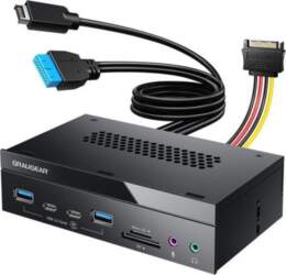 GRAUGEAR Multi Frontblende 8-Fach + Kartenleser
