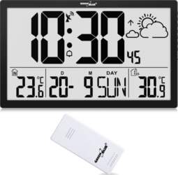 GreenBlue Extra Large LCD Wall Clock