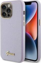 Guess Glitter Glossy Script Back Case