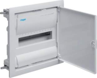 Hager 1x12 flush-mounted modular switchgear for