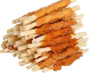 HILTON Chicken wrap white rawhide stick