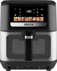 Hot air fryer with double heating