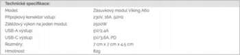 HUB USB Viking modul gniazdowy A60