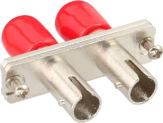 InLine Fiber Optical Adapter Metal Duplex