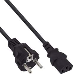 InLine power cable  CEE 7/7 straight