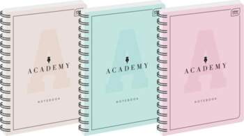 Interprint Circle notebook A4/100K grid Academy