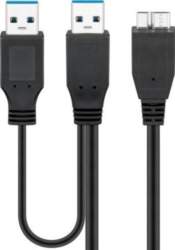 Kabel USB Goobay 2x USB-A -
