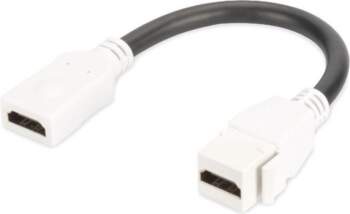 Keystone Module HDMI F/F white 16cm