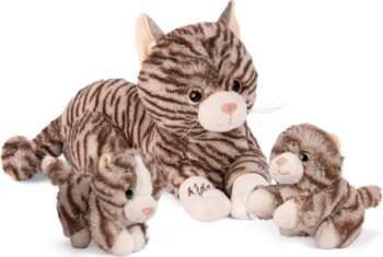 Kiddy - Plush Cat with Kittens