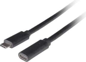 Lanberg USB-C M/F 3.1 Cable