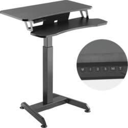 Maclean Electric Desk MC-835 Workstation Height