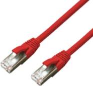 MicroConnect CAT6A S/FTP 3m Red LSZH