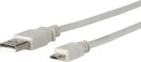 MicroConnect Micro USB Cable  Grey  5m