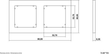 MINI Universal double square frame made