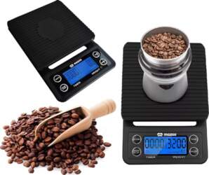 Mozos Caffee kitchen scale with coffee
