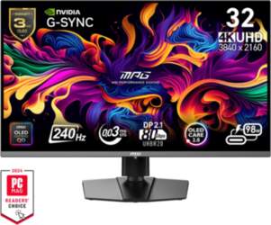 MSI MPG 322URX QD-OLED computer monitor