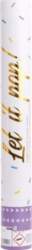 Multicolor confetti cannon quadrangular foil 40