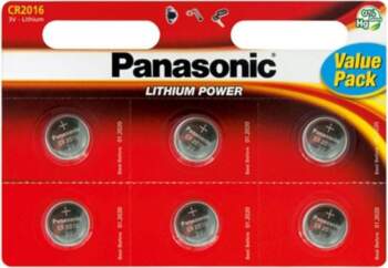 Panasonic lithium battery CR2016 - 6