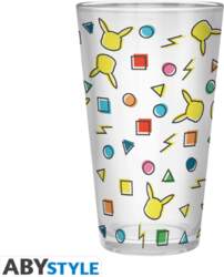POKEMON Large Glass - Pikachu Pattern