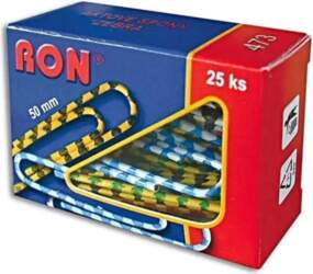 Postal clips  zebra  50mm  25 pcs
