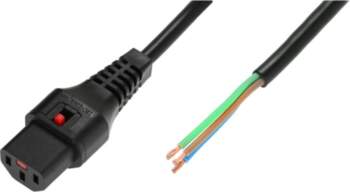 Power cable IEC LOCK OPEN/IEC C13