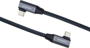 PremiumCord USB-C 2x bent cable  3m