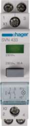 Pushbutton switch with light green 16A