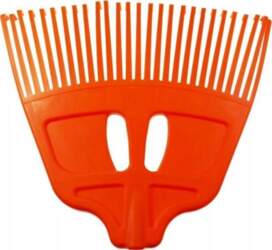 Ramp Plastic leaf rake  orange  unframed