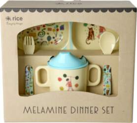 Rice - Melamine Baby Dinner Set