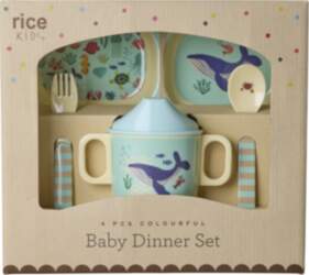 Rice - Melamine Baby Dinner Set