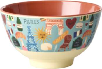 Rice - Melamine Bowl with Paris