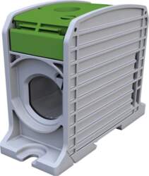 Simet Al/Cu threaded rail connector STB