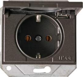 SOCKET FLUSH NO FRAME IP44 ANT