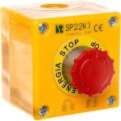 Spamel Control box mushroom push button