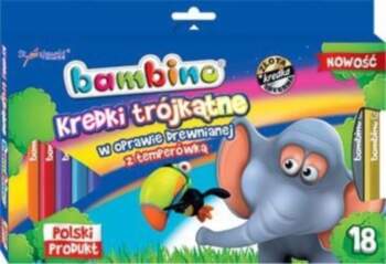 St. Majewski BAMBINO crayons  triangular  18-colour