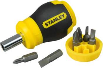 Stanley Screwdriver with interchangeable tips Multibit